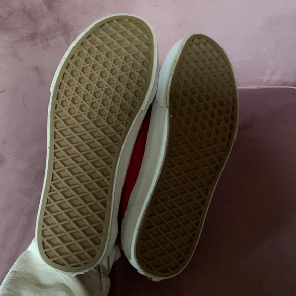 Red checkered suede Vans - Picture 4 of 4